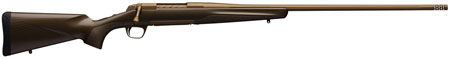 Browning 035418295 X-Bolt Pro Burnt Bronze 30 Nosler 3+1 26" Barrel With Muzzle Brake, Spiral Fluted Bolt, Burnt Bronze Cerakote, Textured Grip Paneled Carbon Fiber Stock