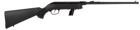 Savage Arms 40207 64 Takedown Full Size 22 LR 10+1 16.50" Black Satin Sporter Barrel, Satin Black Drilled  &  Tapped Carbon Steel Receiver, Matte Black Fixed Synthetic Stock, Right Hand