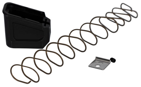 Strike Industries EMPG9 & 40 Enhanced Magazine Plate  +5/6, 9mm Luger/40 S&W Compatible w Glock, Black Polymer