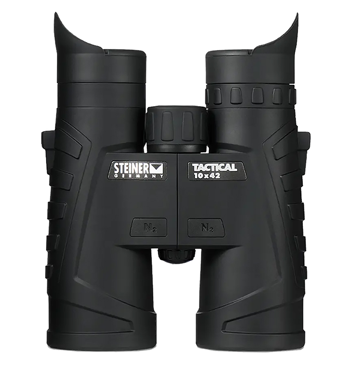 Steiner 2005 T1042 Tactical 10x42mm Roof Prism, Fast-Close Focus, Black Makrolon w/Rubber Armor