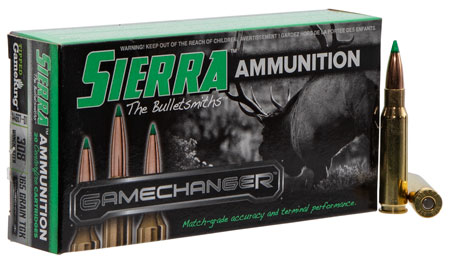Sierra A466701 GameChanger  308Win 165gr Sierra Tipped GameKing 20 Per Box/10 Case
