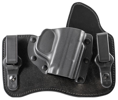 Galco KT826B KingTuk Deluxe IWB Black Kydex/Leather UniClip Fits S&W M & P Shield Right Hand