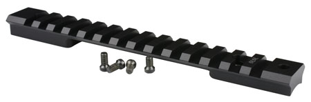 Warne 7672M Mountain Tech Tactical Rail Black Anodized Aluminum, Fits HS Precision/Bergara Premier/Remington 700 Long Action, 0 MOA