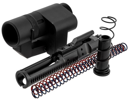 Dead Foot DFAMCSLFSRCDLC Modified Cycle System  with Left Side Folding Stock Adaptor Black Hardcoat Anodized BCG