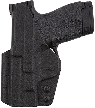 1791 Gunleather TACIWBSHIELDBLKR Tactical Kydex  IWB Black Kydex Belt Clip Fits S&W Shield