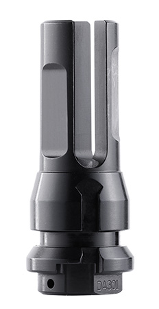 Dead Air DA301 Flash Hider  Black with 1/2"-28 tpi Threads  &  2.70" OAL for 5.56x45mm NATO Sandman Series, KeyMod Equipped Nomad-30  &  Primal Suppressors