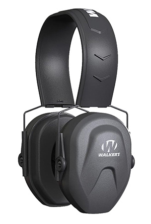 Walker's GWPCRPAS Razor Compact Passive Muff 24 dB Over the Head Black Polymer Fits Youth/Women