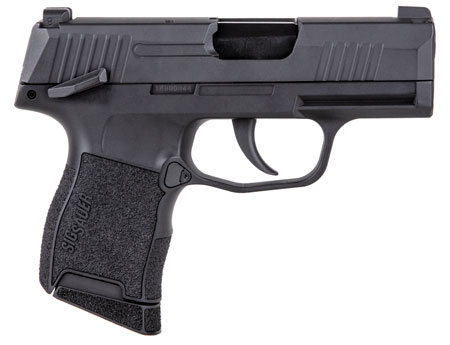 Sig Sauer Airguns AIRP365BB P365 Air Pistol CO2 4.5mm 12rd Black Polymer Grips
