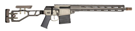 Q LLC FIX6516INGRY The Fix  6.5 Creedmoor 10+1 16" Tapered Barrel, Gray, Fully Adjustable Folding Stock, Magpul K Grip, 15" Q-Sert Handgaurd, AR-10/SR-25 Mag, Cherry Bomb Brake, Ambi Controls