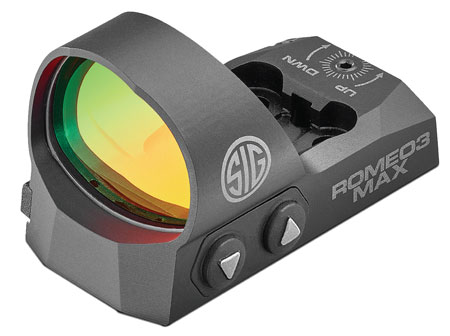 Sig Sauer Electro-Optics SOR31003 Romeo3Max  Black 1 x 30 mm 3 MOA Red Dot Low-Profile Picatinny Mount