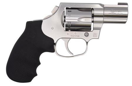 Colt Mfg KCOBRASB2BB King Cobra Carry 357 Mag 6 Shot 2" DAO Brushed Stainless Steel Barrel, Cylinder  &  Frame, Black Hogue Rubber w/Finger Grooves Grip