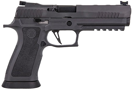 Sig Sauer 320X59LEGIONR2 P320 X-Five Legion 9mm Luger Caliber with 5" Barrel, 17+1 Capacity, Overall Legion Gray Cerakote Finish, Picatinny Rail Frame, Serrated Slide  &  Legion Gray TXG Grip