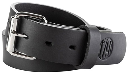 1791 Gunleather BLT013438SBLA 01  Gun Belt Stealth Black Leather 34/38 1.50" Wide Buckle Closure