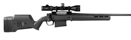 Magpul MAG483-BLK Hunter 700 Stock Fixed with Aluminum Bedding  &  Adjustable Comb Black Synthetic for Remington 700 LA