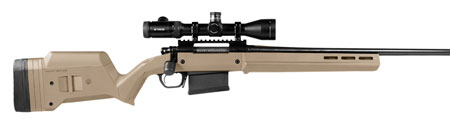 Magpul MAG483-FDE Hunter 700 Stock Fixed with Aluminum Bedding  &  Adjustable Comb Flat Dark Earth Synthetic for Remington 700 LA