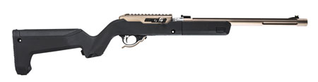 Magpul MAG808-BLK X-22 Backpacker Stock Black Synthetic for Ruger 10/22 Takedown