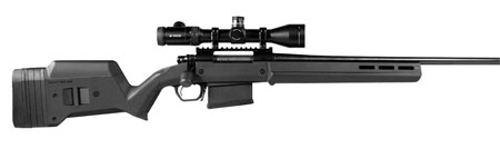 Magpul MAG931-BLK Hunter American Stock Fixed with Aluminum Bedding  &  Adjustable Comb Black Synthetic for Ruger American SA