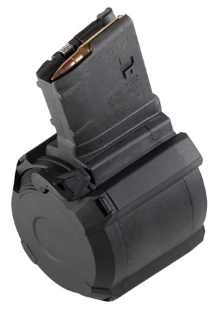 Magpul MAG993BLK PMAG GEN M3 50rd Drum 308 Win/7.62x51mm NATO Fits AR-10/M110/SR25 Black Polymer