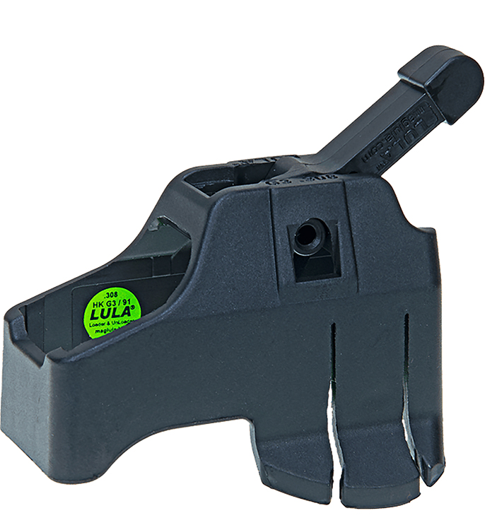 Maglula LU25B LULA Loader  &  Unloader Made of Polymer with Black Finish for 308 Win, 7.62x51mm NATO HK 91, G3