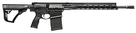 Daniel Defense 0215813210055 DD5 V4 *CA Compliant 7.62x51mm NATO 18" 10+1 Black Hard Coat Anodized Black Phosphate 6 Position w/SoftTouch Overmolding Stock Black Polymer Grip