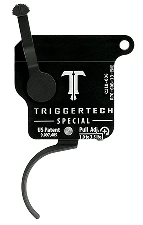 TriggerTech R70SBB13TNC Special Without Bolt Release Single-Stage Traditional Curved Trigger with 1-3.50 lbs Draw Weight for Remington 700 Right