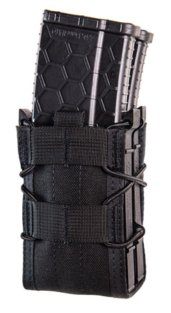 High Speed Gear 112R00BK TACO X2R Mag Pouch Double Black Nylon MOLLE Compatible w/ Rifle