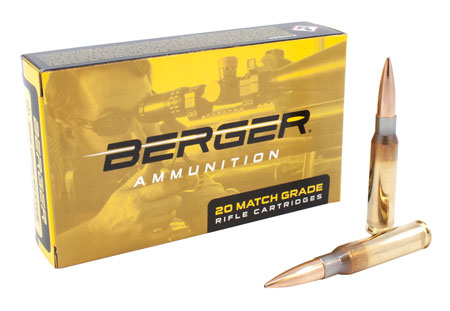 Berger Bullets 60030 Target Rifle 308Win 155.5gr Fullbore Target 20 Per Box/10 Case