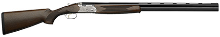 Beretta USA J686FR8 686 Silver Pigeon I 28/410 Gauge 28", Silver/Blued, Fixed Checkered Oil Walnut Stock