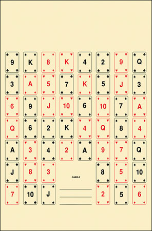 Action Target CARD2100 Entertainment  52 Playing Cards Paper 22.50" x 24" Multi-Color 100 Per Box