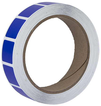 Action Target PASTTXBL Pasters  Blue Adhesive Paper 7/8" 1000 Per Roll