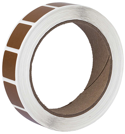 Action Target PASTBR Pasters  Brown Adhesive Paper 7/8" 1000 Per Roll