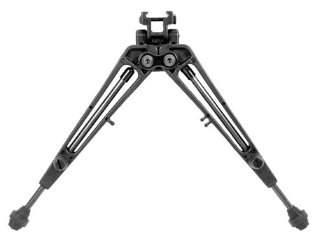 Limbsaver 12601 True-Track Bipod made of Durable Isoplast with Black Finish, Rubber Feet, Sling Stud Attachment, 7-11" Vertical Adjustment  &  Leg-Lock System