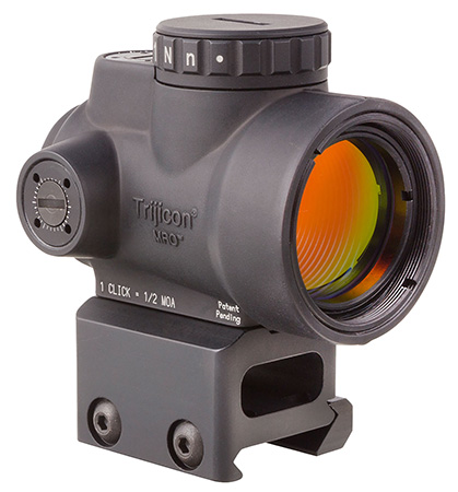Trijicon 2200005 MRO  Matte Black 1 x 25 mm 2 MOA Red Dot Full Cowitness Mount