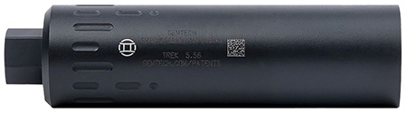 Gemtech 12110 Trek  5.56x45mm NATO 1.5" Black Cerakote 17-4 Stainless Steel 1/2"-28 tpi