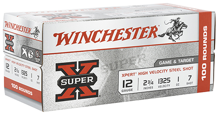 Winchester Ammo WE12GTVP7 Super X Xpert High Velocity 12Gauge 2.75" 1oz 7Shot 100 Per Box/2 Case *Value Pack