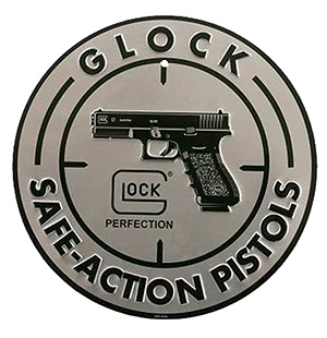 Glock AD00060 Safe Action  Silver/Black Aluminum 12"