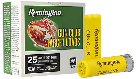 Remington Ammunition 20235 Gun Club  20Gauge 2.75" 7/8oz 8Shot 25 Per Box/10 Case