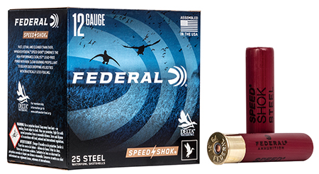 Federal WF1332 Speed-Shok  12Gauge 3.50" 1 3/8oz 2Shot 25 Per Box/10 Case