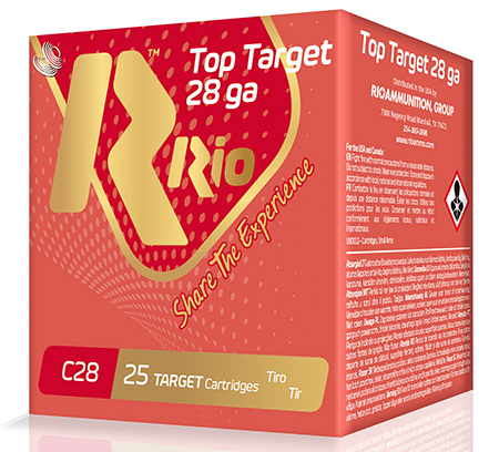 Rio Ammunition RC2875 Top Target  28 Gauge 2.75" 3/4 oz 7.5 Shot 25 Per Box/ 10 Case