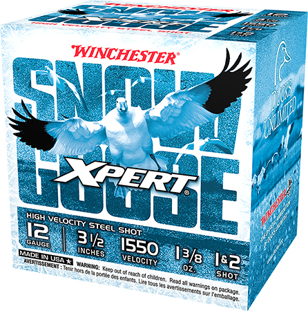 Winchester Ammo WXS12L12 Xpert Snow Goose High Velocity 12Gauge 3.50" 1 3/8oz 1/2Shot 25 Per Box/10 Case