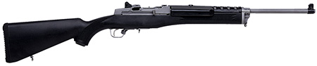 Ruger 5806 Mini Thirty  7.62x39mm 5+1 18.50" Matte Stainless Steel Barrel, Drilled  &  Tapped Stainless Steel Receiver, Black Synthetic Fixed Stock, Right Hand