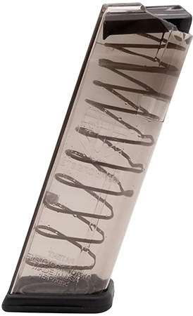 ETS Group GLK20 Pistol Mags  15rd 10mm Auto Compatible w/ Glock 20/29/40 Clear Polymer