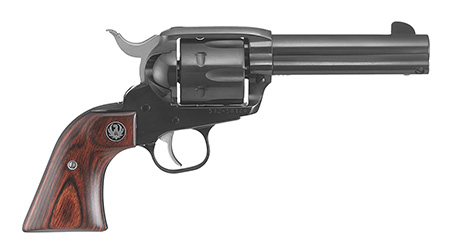 Ruger 5107 Vaquero  Medium Frame 357 Mag/38 Special 6rd 4.62" Blued Alloy Steel Barrel, Cylinder  &  Frame, Hardwood Grip, Transfer Bar Safety, Exposed Hammer