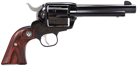 Ruger 5106 Vaquero  Medium Frame 357 Mag/38 Special 6rd 5.50" Blued Alloy Steel Barrel, Cylinder  &  Frame, Hardwood Grip, Transfer Bar Safety, Exposed Hammer