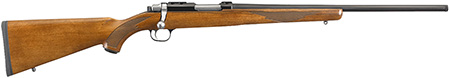 Ruger 7225 77/22  22 Hornet 6+1 Capacity, 20" Threaded Barrel, Blued Alloy Steel, Integral Scope Mount On A Solid Steel Receiver, American Walnut Stock