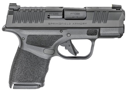 Springfield Armory HC9319B Hellcat  Micro-Compact Frame 9mm Luger 13+1/11+1, 3" Melonite Steel Barrel, Black Melonite Serrated Steel Slide  &  Polymer Frame w/Picatinny Rail