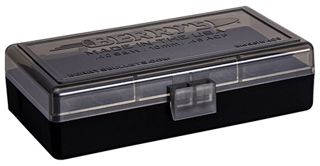 Berry's 13897 Ammo Box  40S&W/45ACP Smoke/Black Polypropylene 50rd