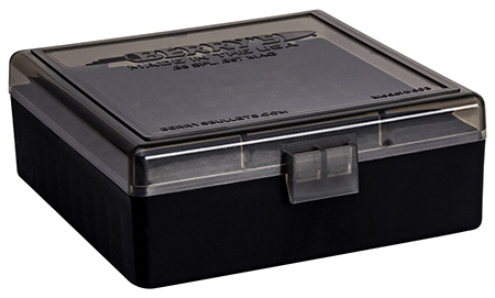 Berry's 75321 Ammo Box  38Special/357Mag Smoke/Black Polypropylene 100rd