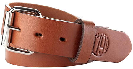 1791 Gunleather BLT014044CBRA 01  Gun Belt Classic Brown Leather 40/44 1.50" Wide Buckle Closure