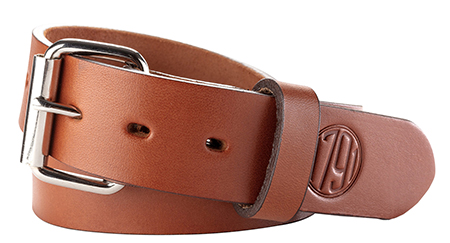 1791 Gunleather BLT014246CBRA 01  Gun Belt Classic Brown Leather 42/46 1.50" Wide Buckle Closure